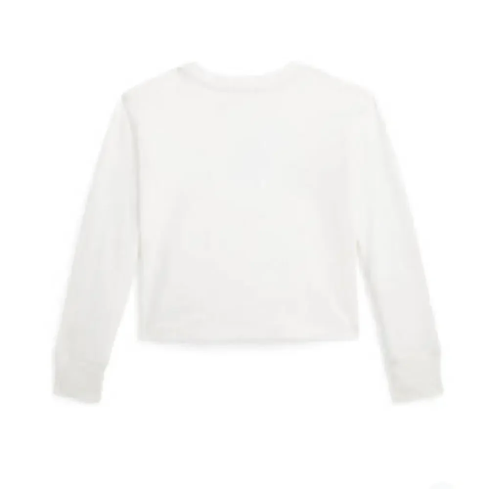 Ralph Lauren Childrenswear Girls Logo Cotton Boxy Long-Sleeve T-Shirt S (7)